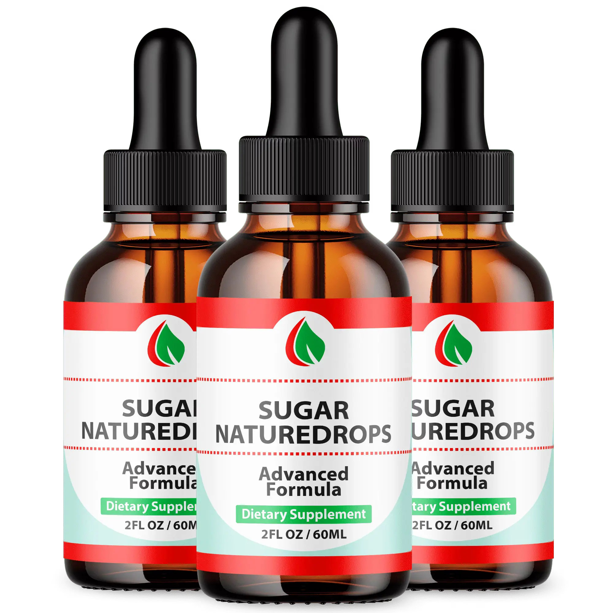Sugar Nature Drops 3 Bottles Pack